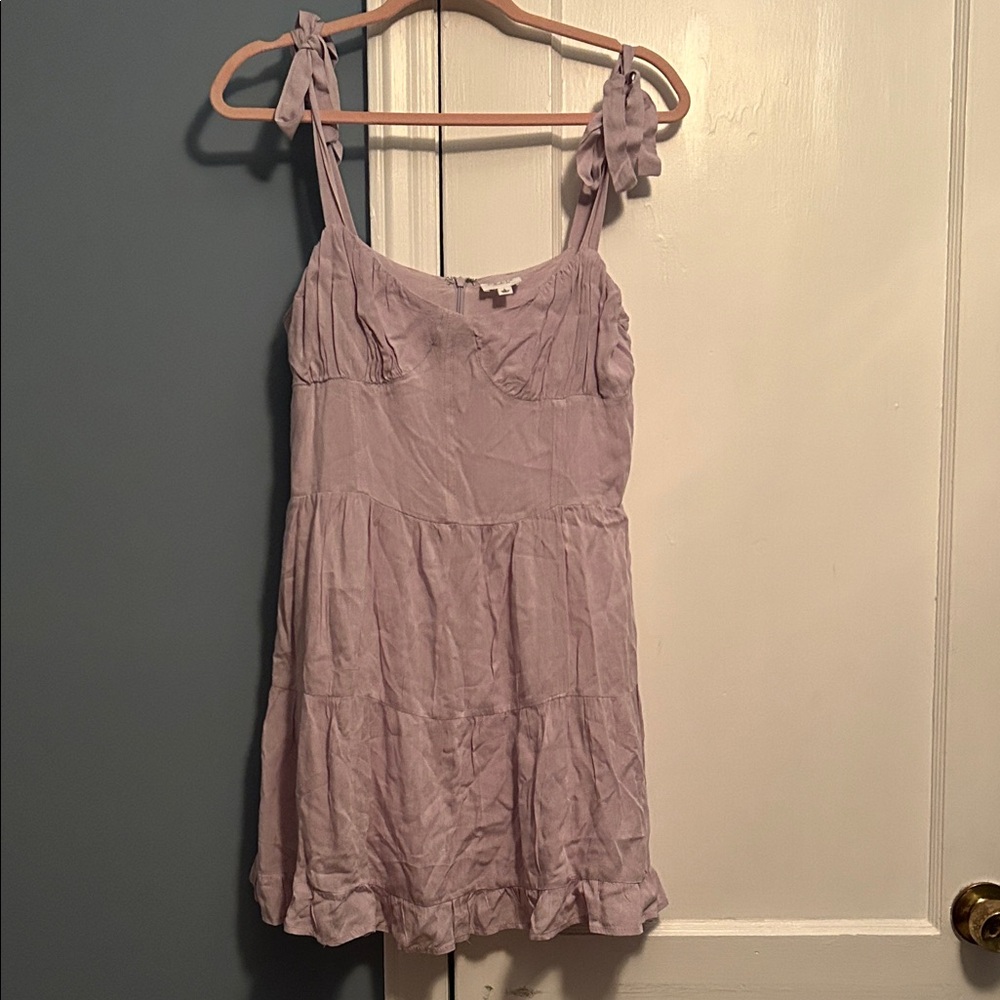 Le Lis Light Purple Mini Dress
